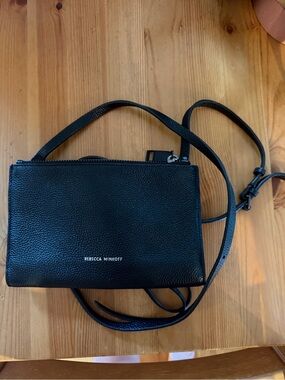 Rebecca Minkoff Black Leather Crossbody Bag